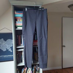 LOFT High waist curvy skinny gray pants size 10